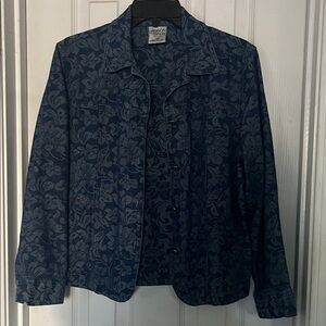 Allison Daley Blue Patterned Jacket